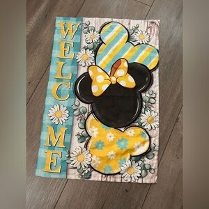 Disney Decorative Garden Flag - Welcome Spring 12x18